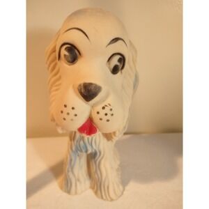 Vintage RARE KAYSAM‎ CORP Of America 1953 Rubber dog Toy soft Body Squeaks Rare